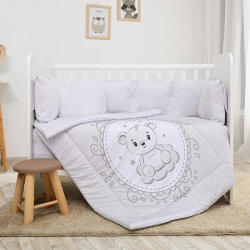 Lorelli Lilly ágynemű garnitúra 60x120 - Little Bear Grey (57529)