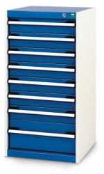 bott SL-55 fiókos műhelyszekrény, 100 cm magas, 8 fiókos