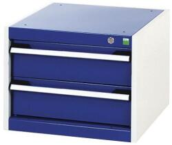 bott Műhely fiókos szekrény Bott Cubio, 40 x 52, 5 x 65 cm, 2 fiók, szürke-kék