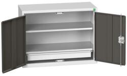 bott Verso fali szekrény, 60 x 80 x 35 cm, 2 polc, 1 polc, szürke-antracit