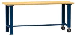 POLAK Mobil műhelyasztal MPS4-715M, 1500 x 700 x 880 mm, MULTIPLEX, sötétkék