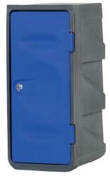 EMP Műanyag öltözőszekrény EMP, 910 mm, 1 rész, kék