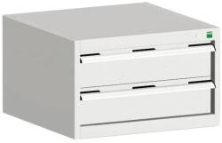 bott Műhely fiókos szekrény Bott Cubio, 40 x 65 x 75 cm, 2 fiókos, szürke-szürke