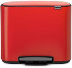 Brabantia Bo pedálos szemetes, 36 l, piros, Brabantia