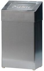 VEPA BINS Billenőfedeles szemetes, rozsdamentes acél, 18 l