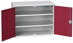 bott Műhelyszekrény polcokkal Bott Verso, 80 x 105 x 55 cm, 2 polc, szürke-piros