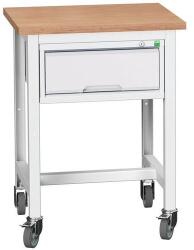bott Mobil műhelyasztal Bott Verso Storage, 93 x 70 x 60 cm, 1 fiókos, multiplex, szürke-szürke