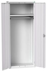 bott Verso fém karbantartó szekrény, 200 x 80 x 55 cm, 1 polc, szürke-szürke