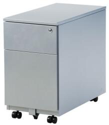 Robberechts Mobil konténer Lugnos, szürke, 3 fiókos - manutan - 154 038 Ft