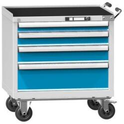 POLAK Műhelykocsi ZDM59-2, 36x27D, 731 x 600 x 810 mm, szürkéskék