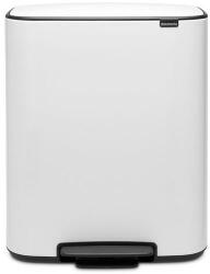 Brabantia Bo pedálos szemetes, 2 x 30 l, fehér, Brabantia