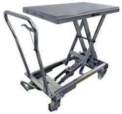 Bishamon Mobil rozsdamentes emelőasztal, teherbírása 250 kg