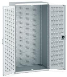 bott Műhelyszekrények perforált panelekkel szerszámtartókhoz/dobozokhoz, 200 x 105 x 65 cm, szürke-szürke