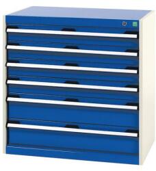bott SL-85 fiókos műhelyszekrény, 80 cm magas, 6 fiókos