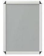 Showdown Displays P25 plakátkeret, lekerekített sarkok, ezüst, A3