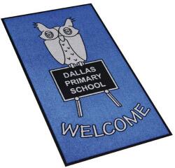 Notrax BrilliantStep belső tisztítószőnyeg céges logóval, 85 x 115 cm