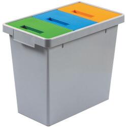 VEPA BINS Polymax hulladékelválasztó tartály, 40 l