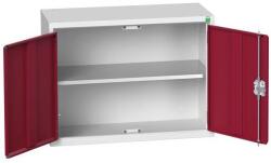 bott Verso fali szekrény, 60 x 80 x 35 cm, 1 polc, szürke-piros