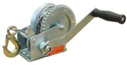 TopTrade kézi csörlő, kampó és kötél, átmérő: 4, 5 mm x 8 m, teherbírás 350 kg