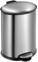 EKO Ellipse Step Bin szemetes, 12 l, rozsdamentes acél - EKO