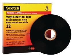 3M Elektromos szigetelő PVC szalag 3M Scotch 22, szélesség 19 mm