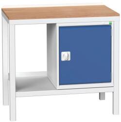 bott Műhelyasztal Bott Verso Weld, 93 x 100 x 60 cm, 1 szekrény, multiplex, szürke-kék - manutan - 435 470 Ft