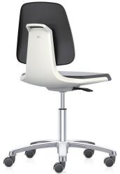 Bimossa Munkaszék Bimos Labsit 9123, háttámla Flex 3D funkcióval, poliuretán, alumínium kereszt, fehér/antracit - manutan - 173 596 Ft