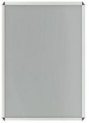 Showdown Displays P25 plakátkeret, lekerekített sarkok, ezüst, B2