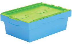 UTZ Műanyag szállítódoboz színes burkolattal, 38 l, zöld