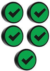 Smit Visual Kerek mágnes kampóval Smit Visual, zöld