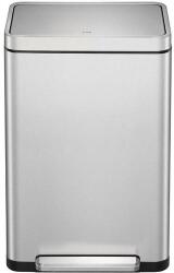 EKO X-Cube pedálos szemetes, 45 l, matt rozsdamentes acél