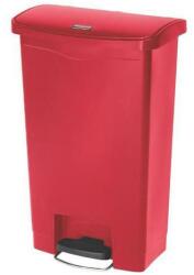 Rubbermaid Front Step műanyag szemetes kosár, 50 l térfogat, piros