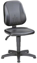 Bimossa Munkaszék Bimos Unitec 9650 siklóval, lábtartó nélkül, műbőr, fekete