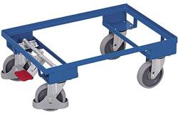 Cordes Euro rendszerű kocsi, 61 x 41, 5 x 23, 5 cm, szürke