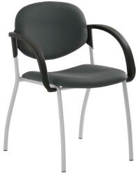 ALBA CR Mandy Silver konferenciaszék kartámlákkal, antracit