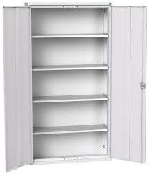 bott Műhelyszekrény polcokkal Bott Verso, 200 x 105 x 35 cm, 4 polc, szürke-szürke