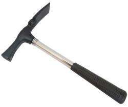 TopTrade kőműveskalapács, fém nyéllel, szögkihúzóval, 700 g