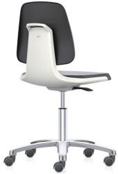 Bimossa Munkaszék Bimos Labsit 9123, háttámla Flex 3D funkcióval, műbőr, alumínium kereszt, fehér/antracit