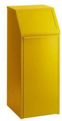 Kovona Fém szemetes kosár szelektív hulladékhoz, 70 l térfogat, sárga