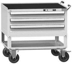 POLAK Műhelykocsi ZKM39-1, 45x36D, 884 x 753 x 855 mm, szürkésszürke