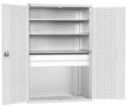 bott Fiókos műhelyszekrény Bott Cubio 160, 200 x 105 x 65 cm, 3 polc, 2 fiók, szürke-szürke