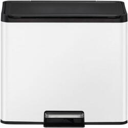 EKO Essential Recycler Step Bin pedálos szemetes, 20+9 l, fehér