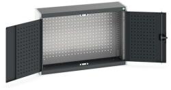 bott Cubio akasztós szekrény, perforált hátlap, 70 x 105 x 32, 5 cm, szürke-antracit