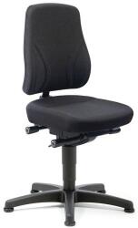 Bimossa Munkaszék Bimos All In One 9630 siklóval, lábtartó nélkül, szövet ülés, alacsony háttámla, fekete