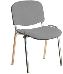 ALBA CR ISO Velours Chrom konferenciaszék, szÜrke