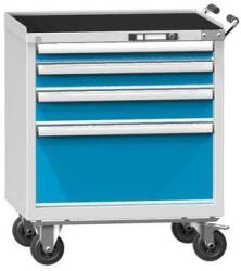 POLAK Műhelykocsi ZDM69-1, 36x27D, 731 x 600 x 910 mm, szürkéskék