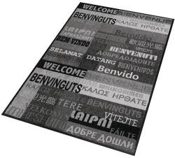 Notrax Déco Design New Welcome beltéri takarítószőnyeg, 90 x 120 cm, szürke