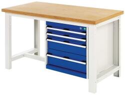 bott Cubio munkaasztal, multiplex, 4 fiók, 75 x 150 cm