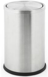 V-Part Swing papírkosár, matt rozsdamentes acél/rozsdamentes acél