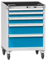 POLAK Műhelykocsi ZBM84-1, 36x36D, 731 x 753 x 810 mm, szürkéskék